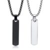 Men’s Sleek Bar  Necklace