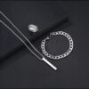 Men’s Sleek Bar Jewelry Set