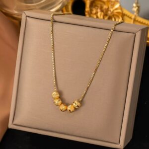 Five Sphere Necklace