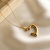Semi Heart Necklace