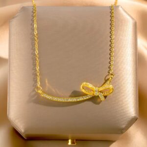 Long Bow Necklace