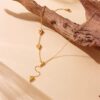 Hearty necklace and Bracelet set