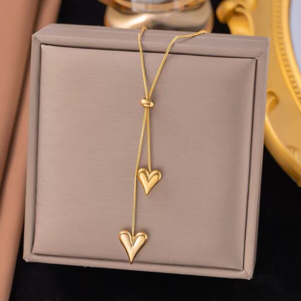 Double Hearts necklace